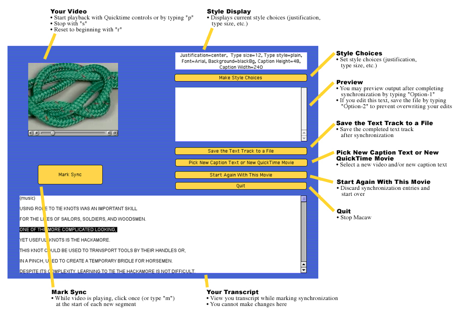 Screen shot of time synchronization screen and controls
